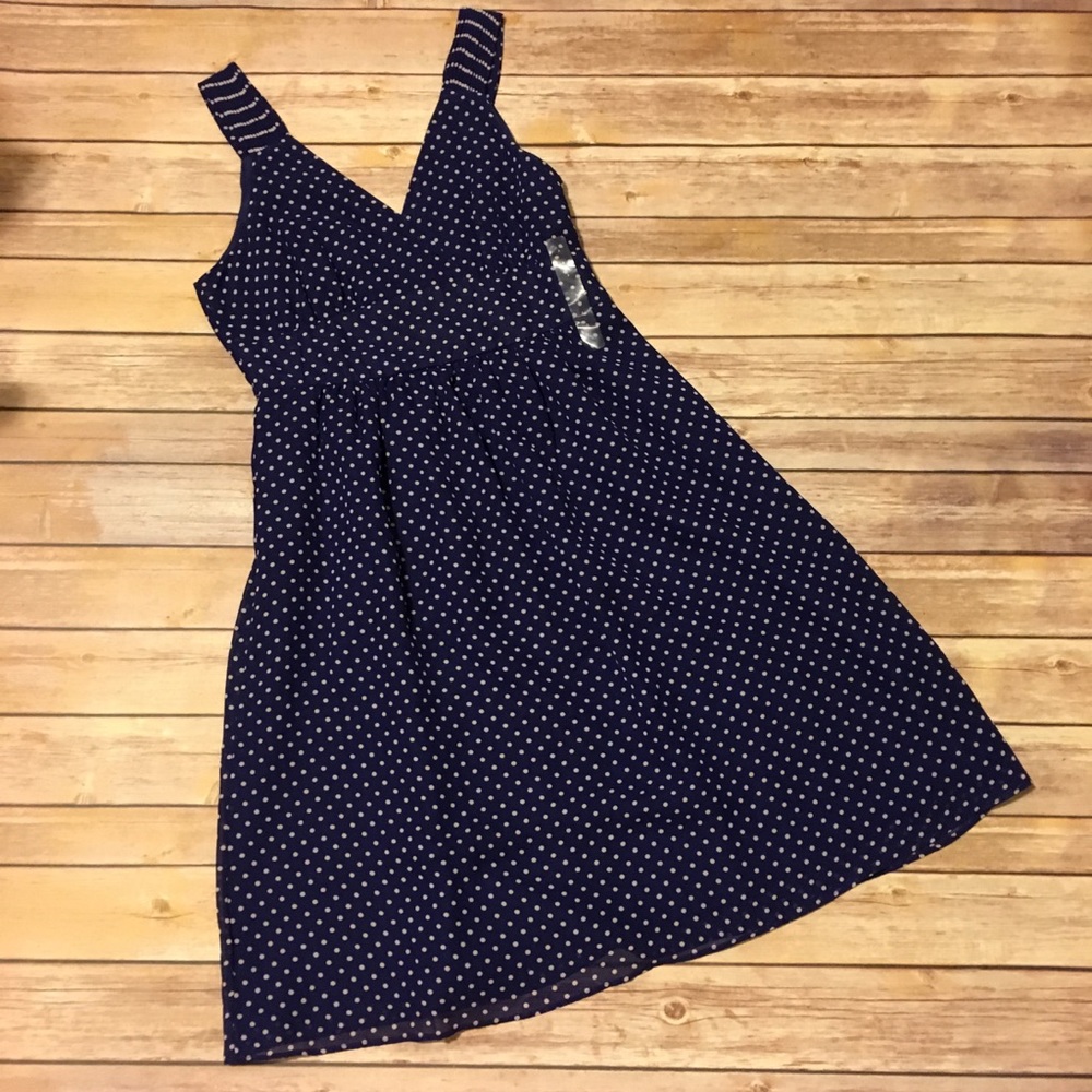 Purple Polka Dot Dress from Gap